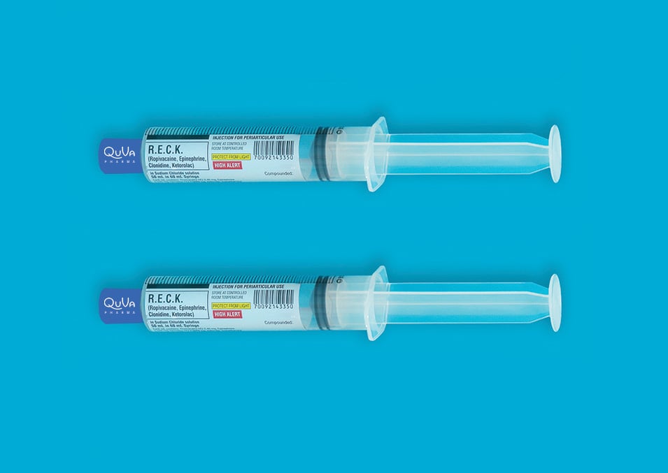 Ropivacaine epinephrine clonidine ketorolac injectable
